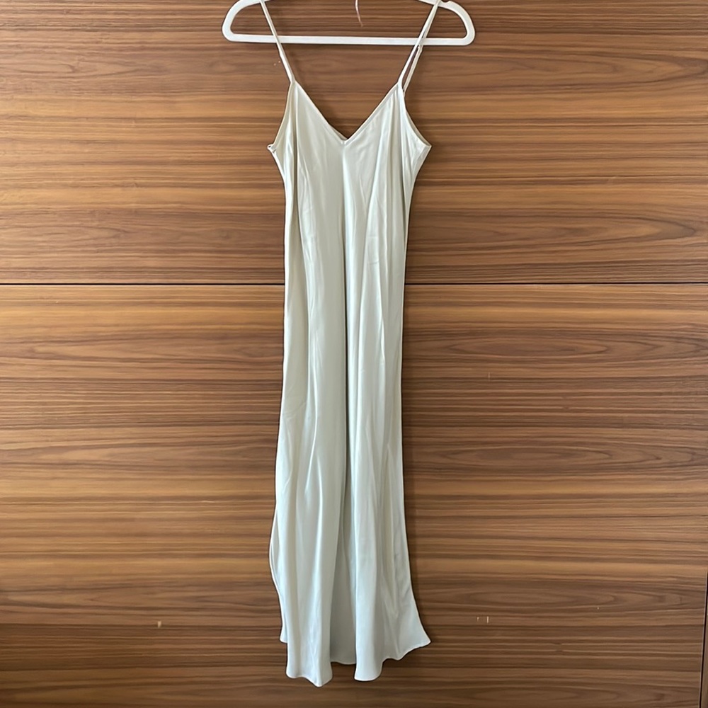 Silk Laundry 90s Slip Dress in Hazelnut - XS